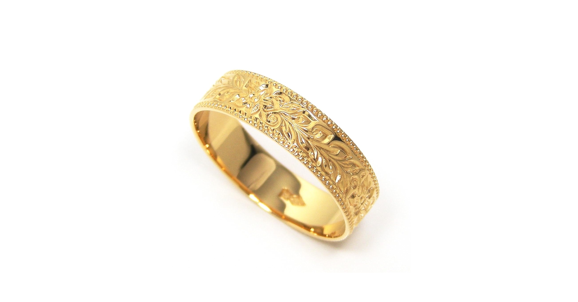 Amazon | ゴールド K18 18金 18k ハワイアンジュエリー リング